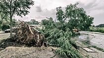 Impressionen aus Gießen nach dem Unwetter
