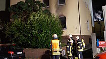 Trümmer in der Licher Straße