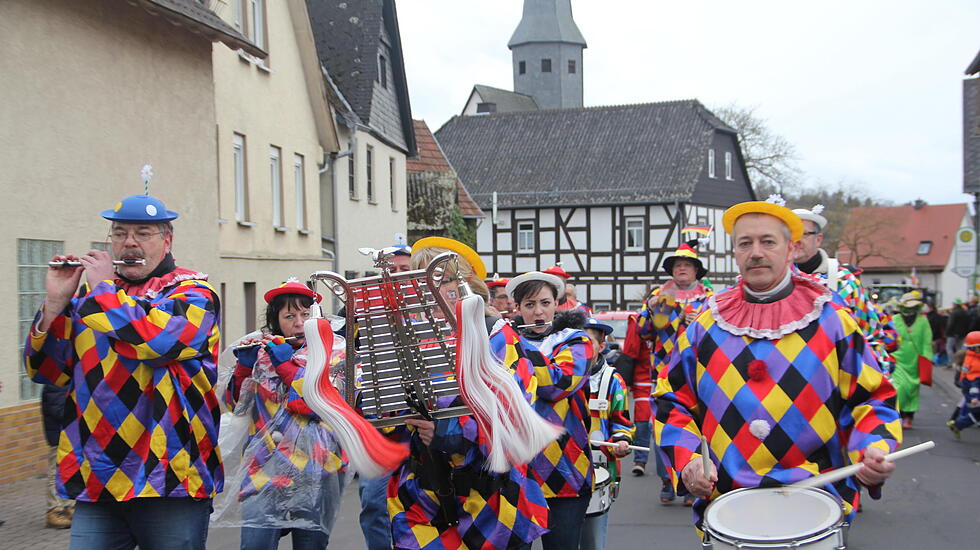 Faschingsumzug der Krofdorfer Fastnachtsfreunde
