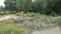 So sah es nach dem Unwetter in Gießen aus