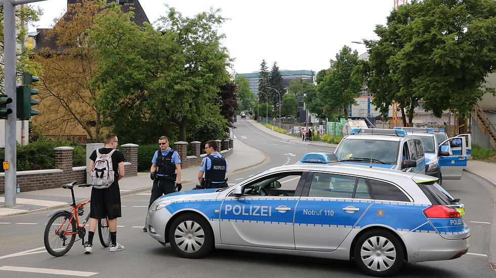 Bombenfund in Gießener Innenstadt im Mai 2017