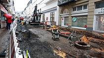 Impressionen der neugestalteten Fußgängerzone Bad Nauheim
