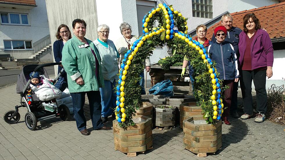 Osterbrunnen im Gießener Land