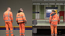 Bauarbeiten im S-Bahn Tunnel