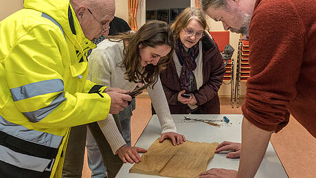 Fund von 1846 in Beuerner Kirche