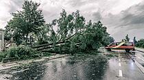 Impressionen aus Gießen nach dem Unwetter