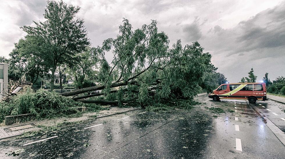 Impressionen aus Gießen nach dem Unwetter
