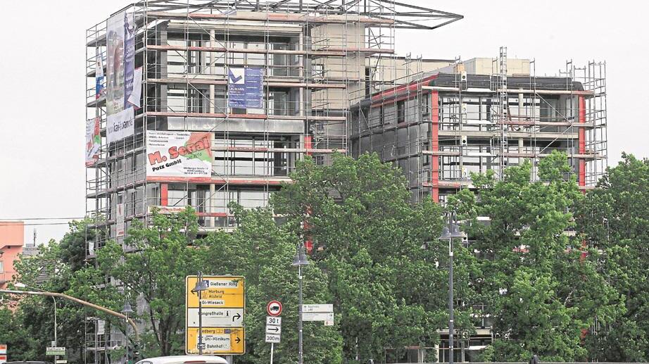 Baustellen in der Stadt Gießen