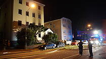 Trümmer in der Licher Straße