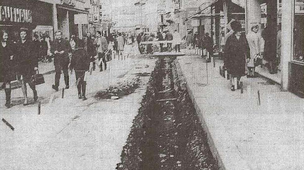 1968: Elefantenklo und Fußgängerzone Gießen entstehen