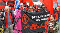 Protest gegen NPD-Veranstaltung