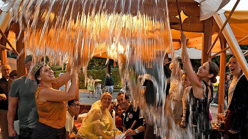 Wie ein Wasserfall