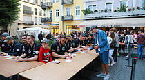 Teamvorstellung des EC Bad Nauheim im Rahmen des Elvis Festival