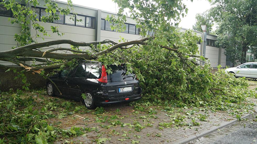 So sah es nach dem Unwetter in Gießen aus
