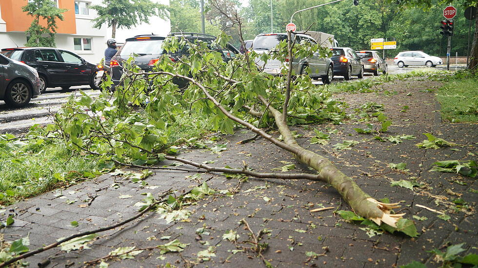 So sah es nach dem Unwetter in Gießen aus