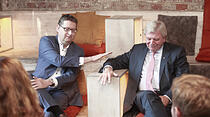 Bouffier vs. Schäfer-Gümbel: Die Bilder zum großen Streitgespräch