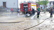 Flut in Nidda