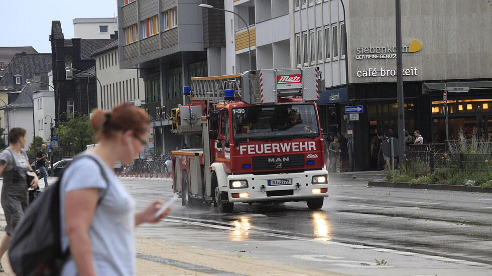 So sah es nach dem Unwetter in Gießen aus