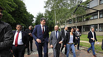 Der Schulz-Besuch in Bildern