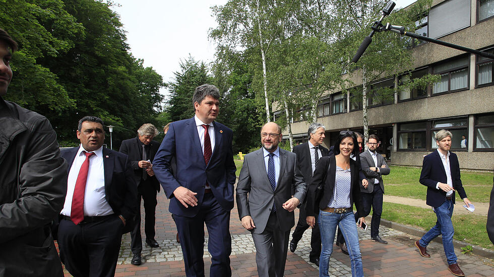 Der Schulz-Besuch in Bildern