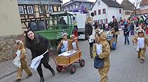 "Hasenspringer"-Umzug und Party in Rosbach