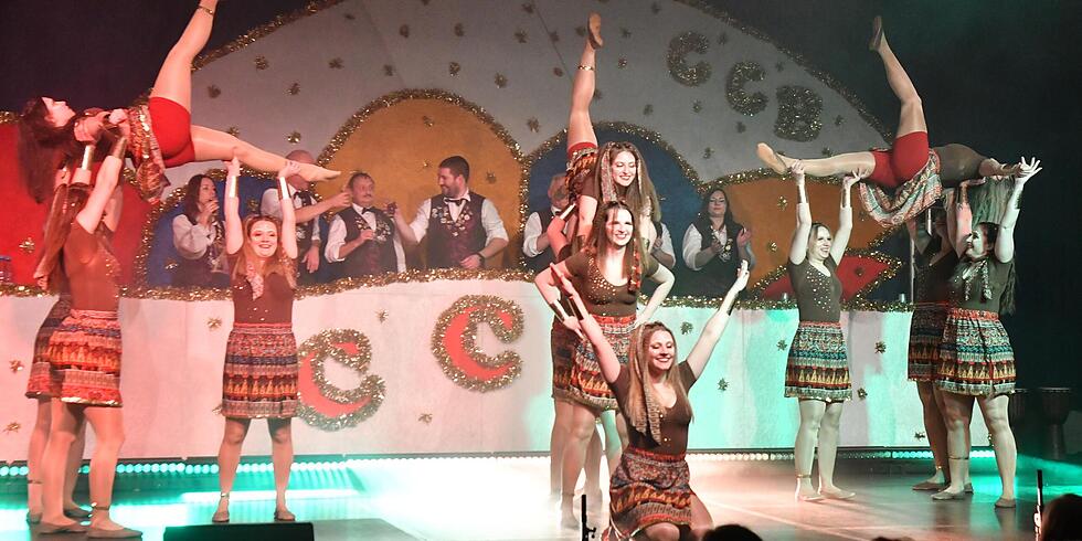 In der Bellersheimer Narrhalla ging es drunter und dr&uuml;ber