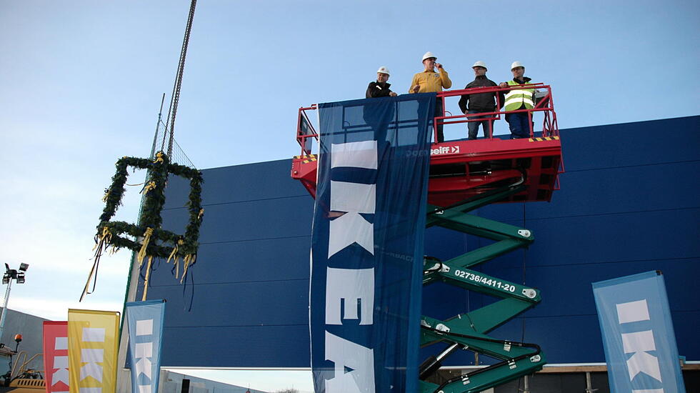 Richtfest bei Ikea Wetzlar