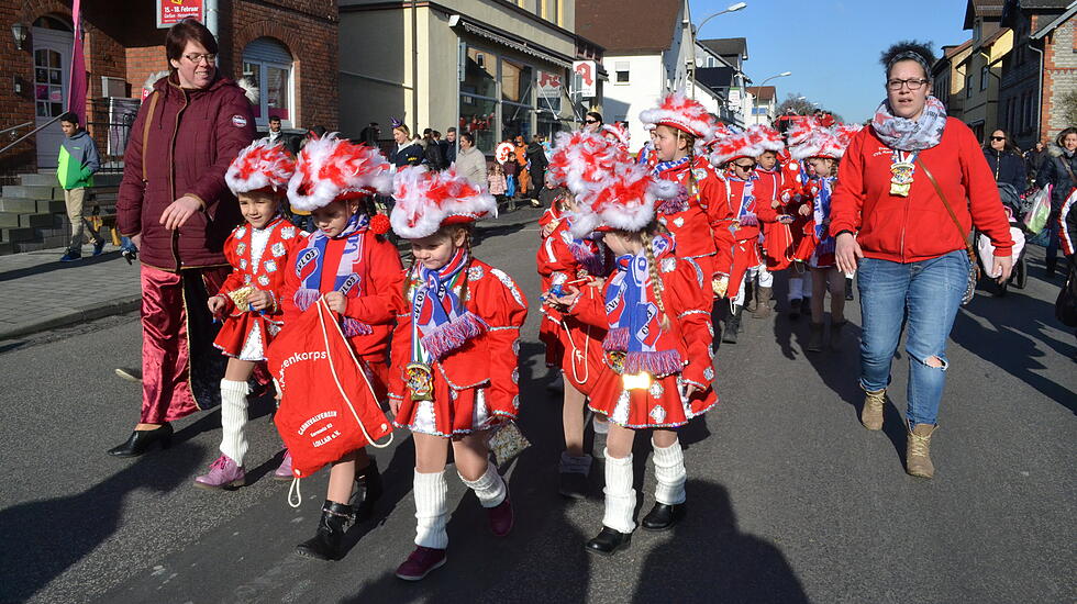 Närrische Stimmung in Lollar