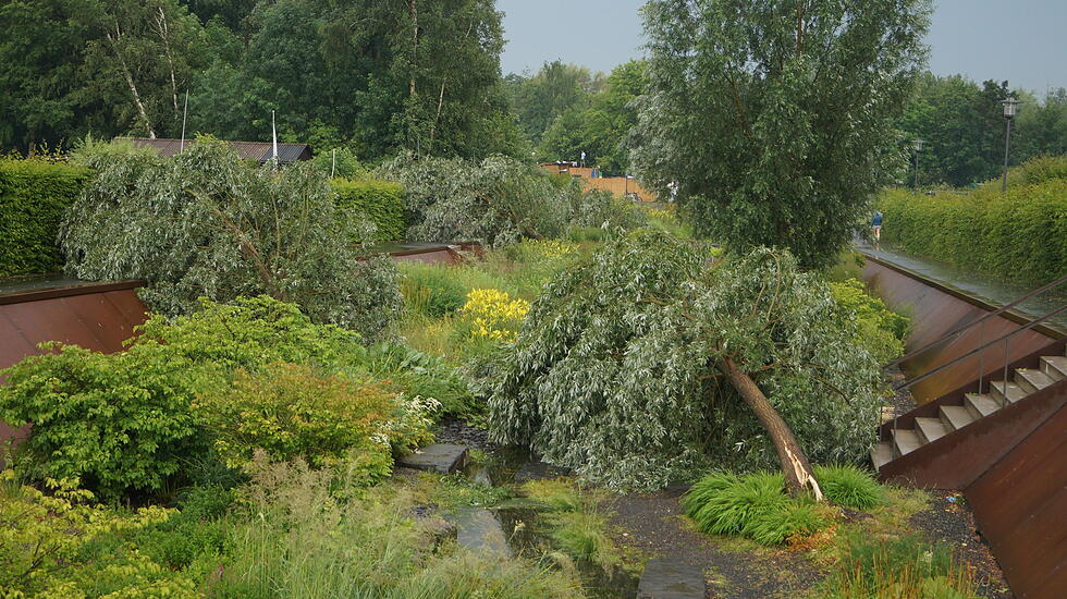 So sah es nach dem Unwetter in Gießen aus