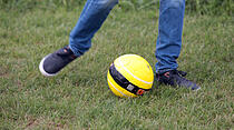 Eine Runde Fußballgolf in Wölfersheim