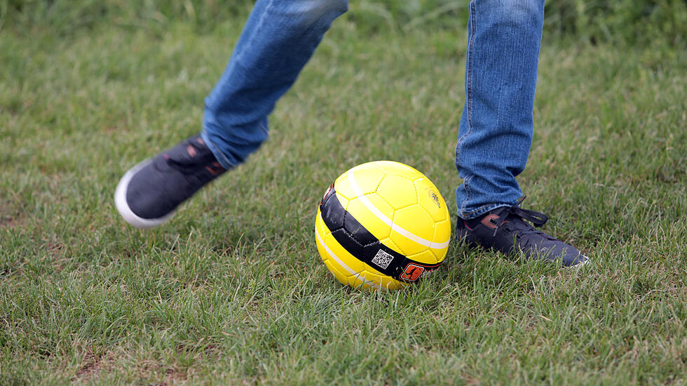 Eine Runde Fußballgolf in Wölfersheim