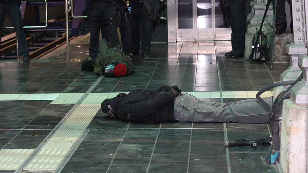 Chronologie: Die Anti-Terrorübung am Frankfurter Hauptbahnhof
