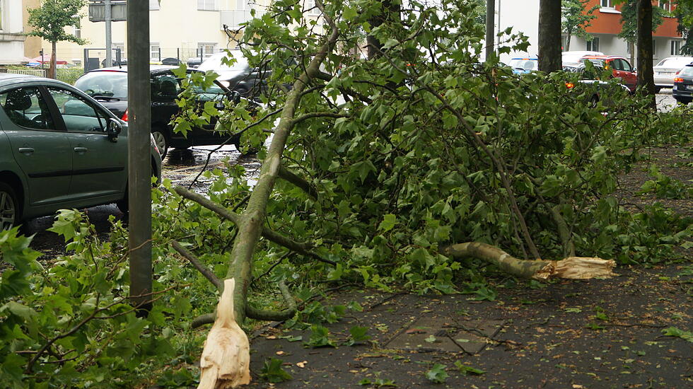 So sah es nach dem Unwetter in Gießen aus