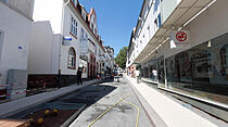 Impressionen der neugestalteten Fußgängerzone Bad Nauheim