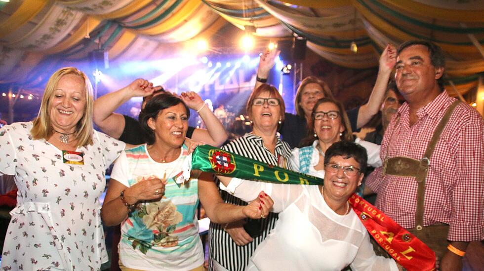 Party auf dem Herbstmarkt Friedberg
