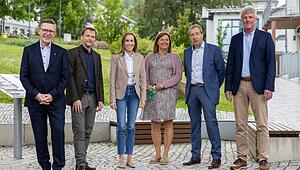 Landtagspr&auml;sidentin Wallmann zu Gast
