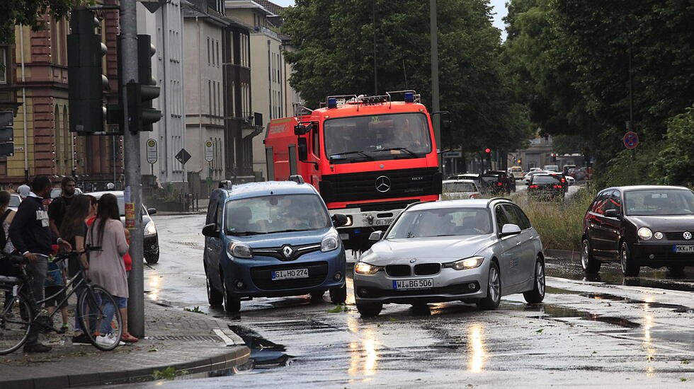 So sah es nach dem Unwetter in Gießen aus
