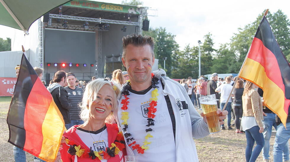 Public Viewing beim Deutschland-Spiel