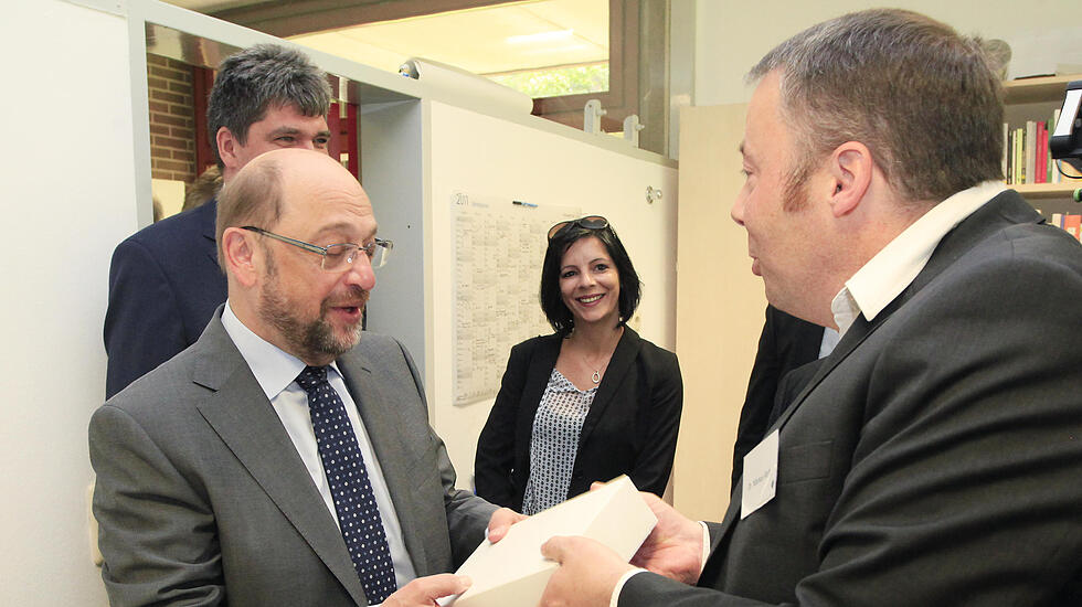 Der Schulz-Besuch in Bildern