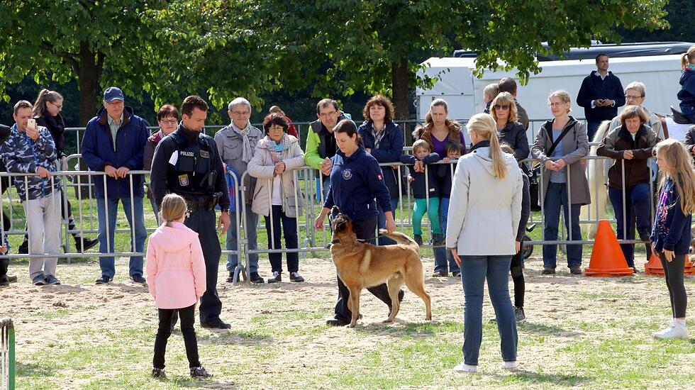 Tiershow auf der Seewiese Friedberg