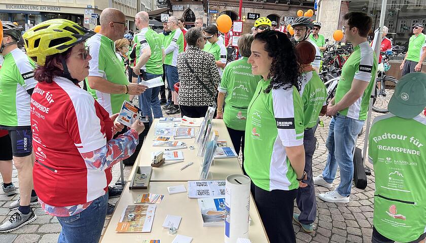 Radtour wirbt f&uuml;r Organspende