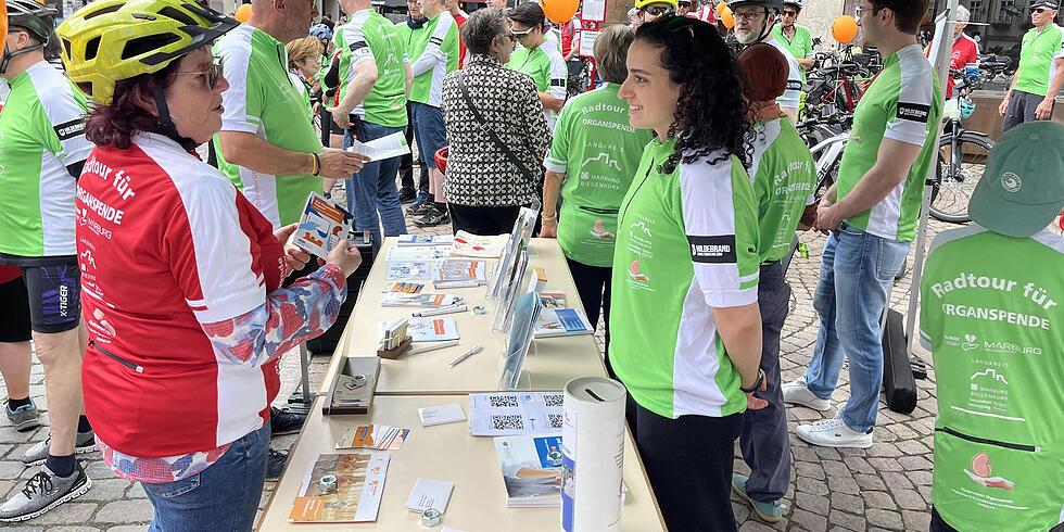 Radtour wirbt f&uuml;r Organspende