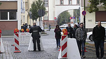 Großer Wahlkampftag in Gießen: Merkel-Besuch und NPD-Kundgebung