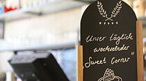So sieht es in der "Paninoteca" von innen aus