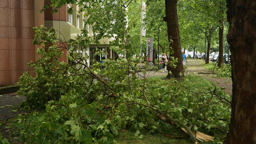 So sah es nach dem Unwetter in Gießen aus