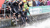 Kälte, Schlamm und Nässe - So lief der Licher Cross-Triathlon