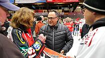 im Abschiedsspiel von Harry Lange - Team Harry & Friends gegen Team Oberliga-Meister