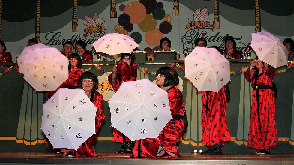 Faschingsitzung der Landfrauen Nieder-Mockstadt