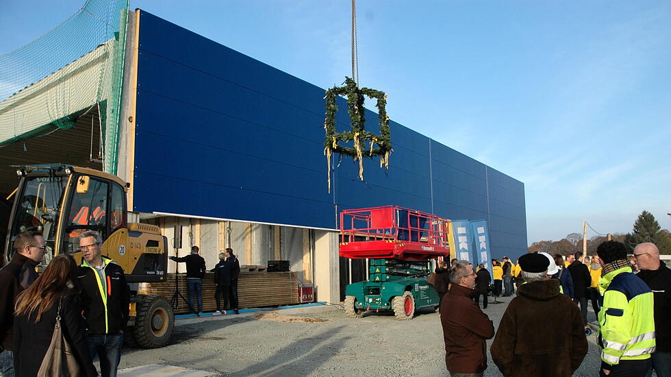 Richtfest bei Ikea Wetzlar