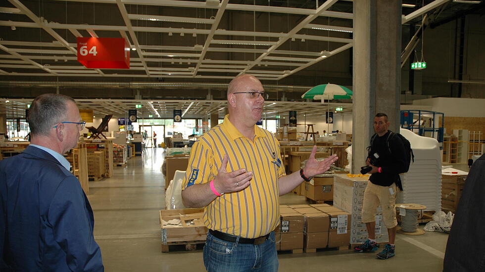 So sieht's kurz vor der Eröffnung in IKEA Wetzlar aus